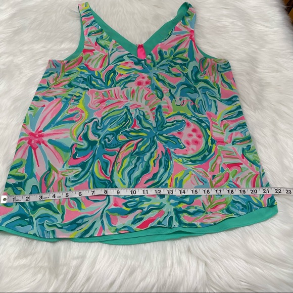 Women’s Lilly Pulitzer Florin Sleeveless V-neck Reversible Tank Top Size Small - Picture 10 of 10